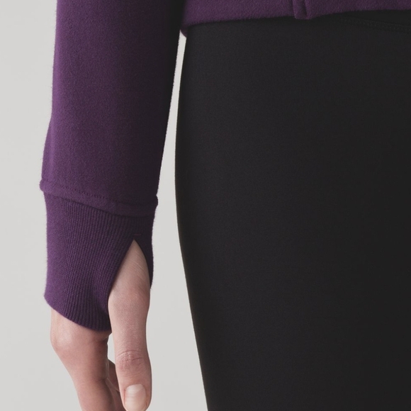 Lululemon Fleece Please Hoodie Purple Women's 4 - Picture 4 of 12